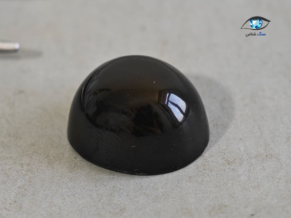 جزع سیاه طبیعی 2.4 گرم — تصویر ۵