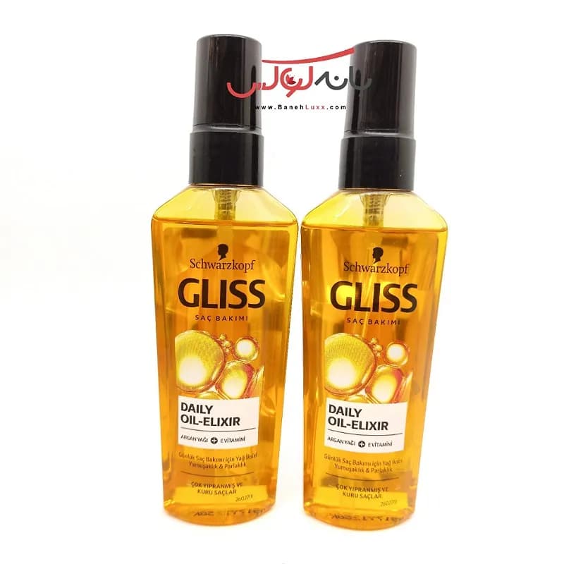 روغن آرگان مو گلیس اصل 75 میل Gliss Schwarzkopf — تصویر ۲