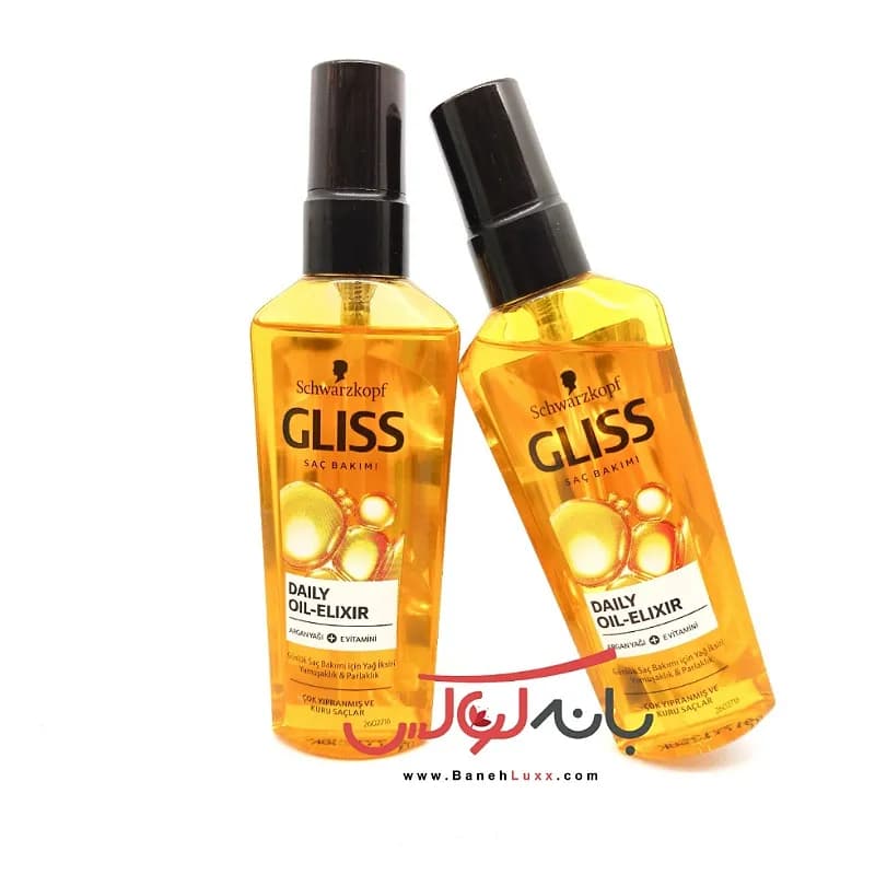 روغن آرگان مو گلیس اصل 75 میل Gliss Schwarzkopf — تصویر ۴