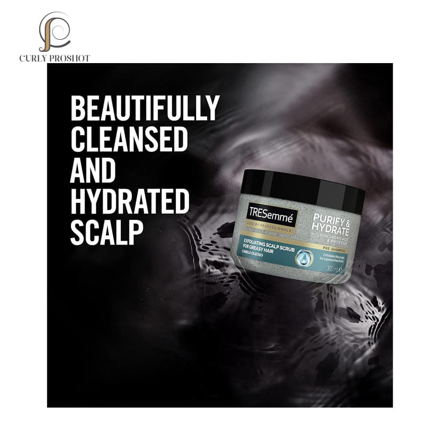 اسکراب کف سر ترزمه TRESemmé Purify & Hydrate Pre Shampoo Scrub 300ml — تصویر ۳