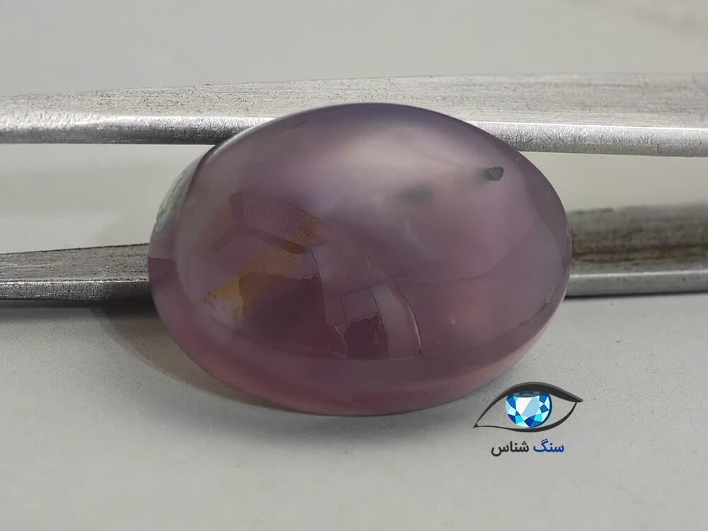 عقیق سوسنی بیضی 4.9 گرم — تصویر ۵