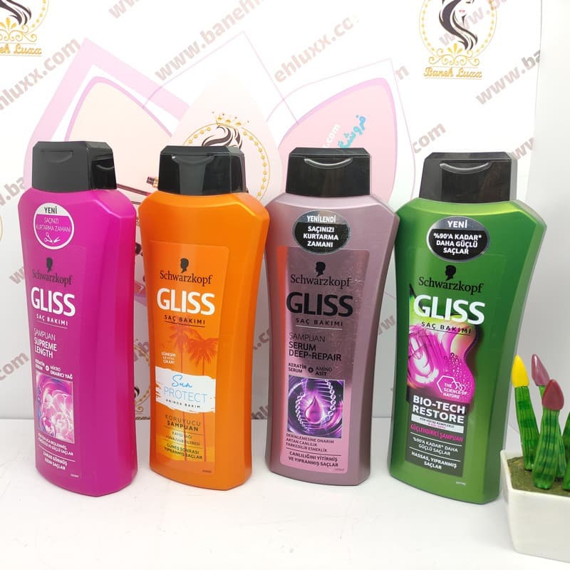 شامپو گلیس اصل در 4 مدل -Gliss Schwarzkopf