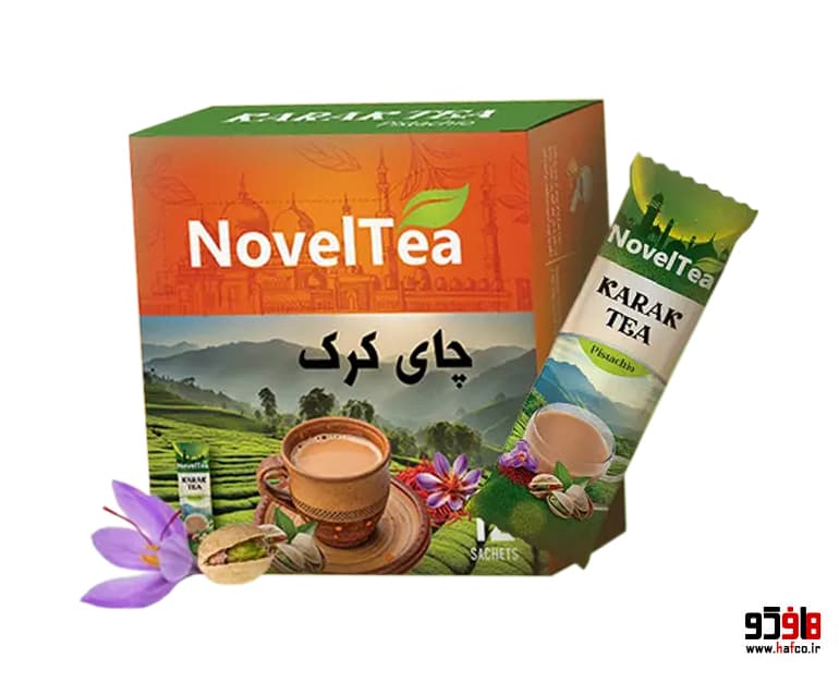 چای کرک پسته زعفرانی ناول تی بسته 12 عددی — تصویر ۲