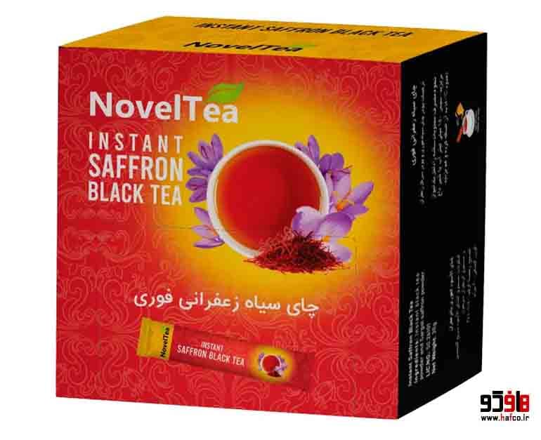 چای سیاه فوری زعفرانی ناول تی بسته 30 عددی