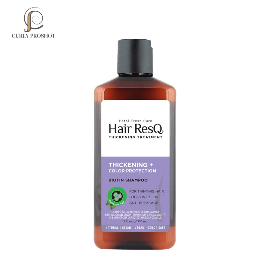 شامپو موهای رنگ شده و ضخیم کننده پتال فرش Petal Fresh Hair ResQ Thickening Color Biotin Shampoo 355 ml