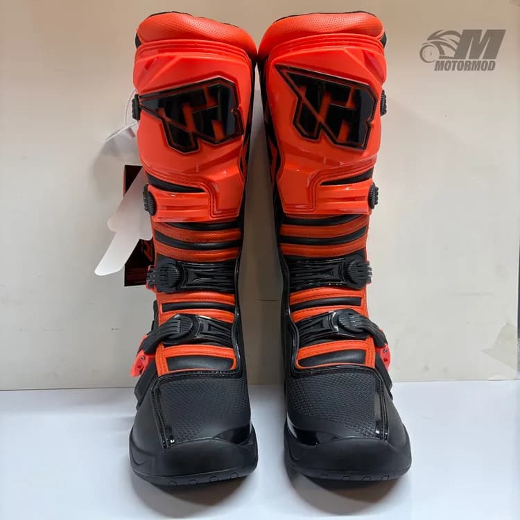 بوت کراسی مدل Tiger T3 مشکی نارنجی — تصویر ۲
