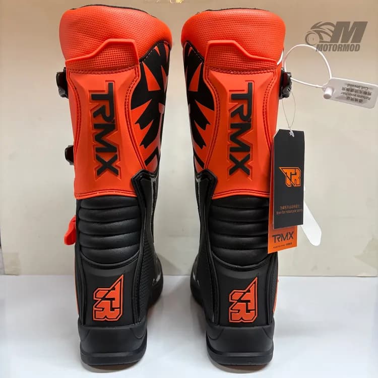 بوت کراسی مدل Tiger T3 مشکی نارنجی — تصویر ۳