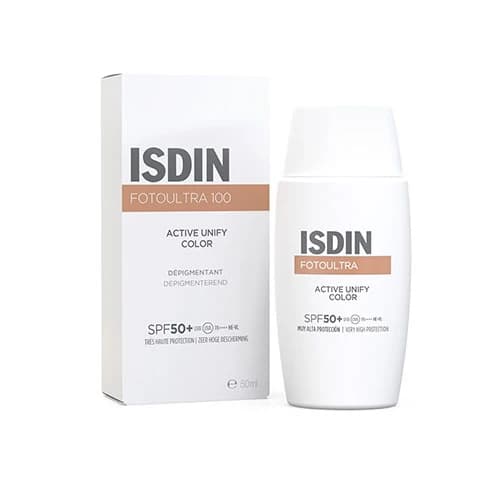 ایزدین ضد آفتاب اسپات (ضد لک)فاقد چربی رنگی فوتو اولترا SPF50 50ml — تصویر ۲