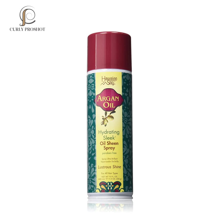 اسپری آبرسان و براق کننده هاوایین سیلکی Hawaiian Silky Argan Oil Hydrating Sleek Sheen Spray 326g