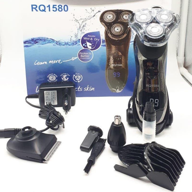 ریش تراش فیلیپس مدل PH1580 کاملا ضد آب با تکنولوژی برش چرخشی و استیل ضد زنگ