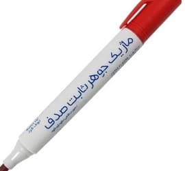 ماژيک پرمننت قرمز نوک گرد صدف ويستا