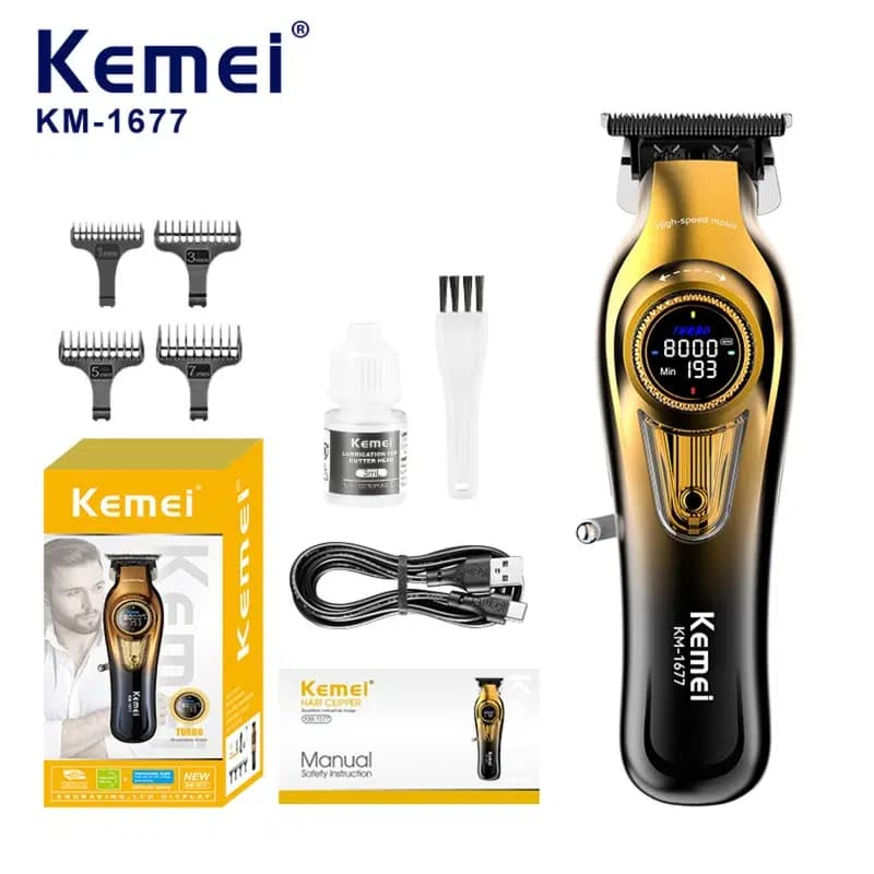 ماشین اصلاح خط زن Kemei KM-1677 — تصویر ۳