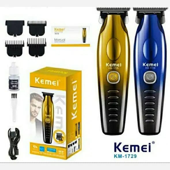 ماشین اصلاح خط زن کیمی مدل KEMEI KM-1729 — تصویر ۳