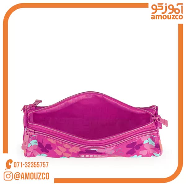 جامدادی سه زیپ Clover سایز 22×7×7 گابل (2025) — تصویر ۲