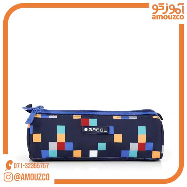 جامدادی سه زیپ Cubik سایز 22×7×7 گابل (2025)