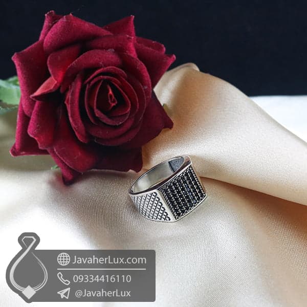 انگشتر نقره مردانه اسپرت _ کد : 100718 — تصویر ۲