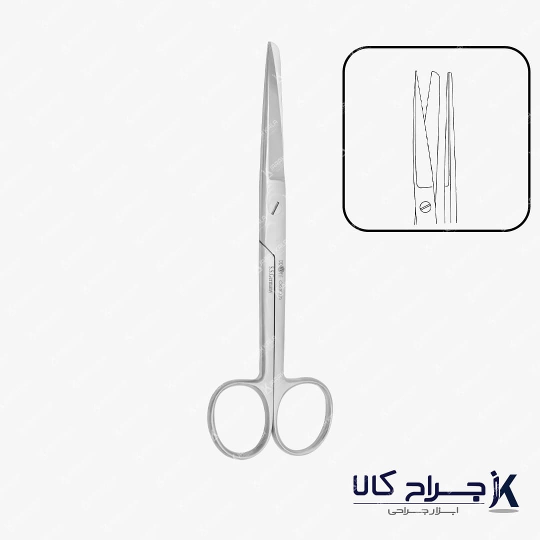 قیچی یک سر تیز operating scissor — تصویر ۲