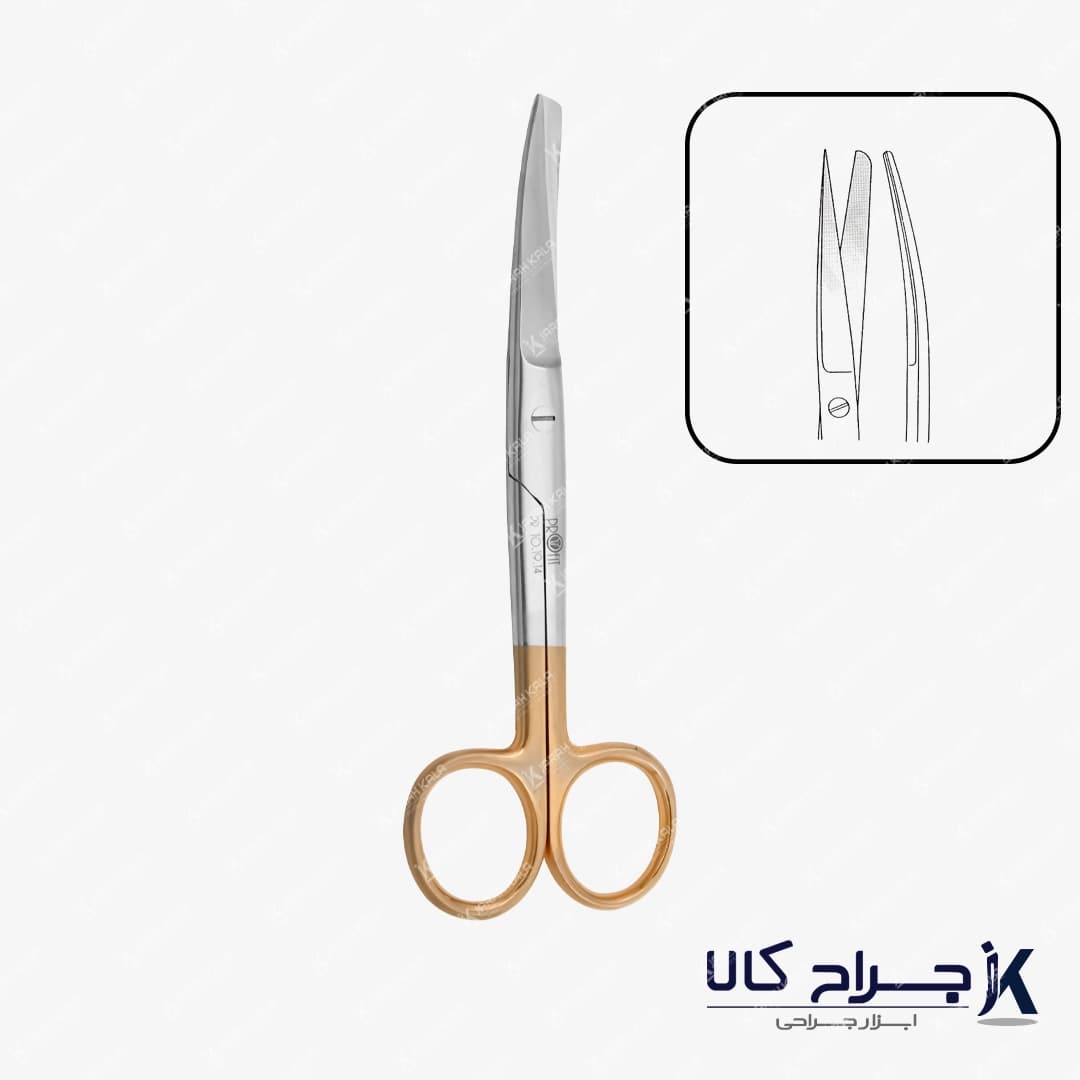 قیچی یک سر تیز operating scissor — تصویر ۵