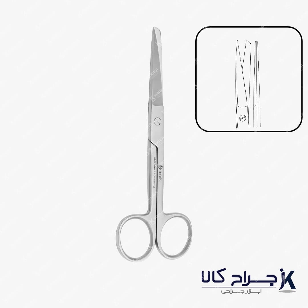 قیچی یک سر تیز operating scissor