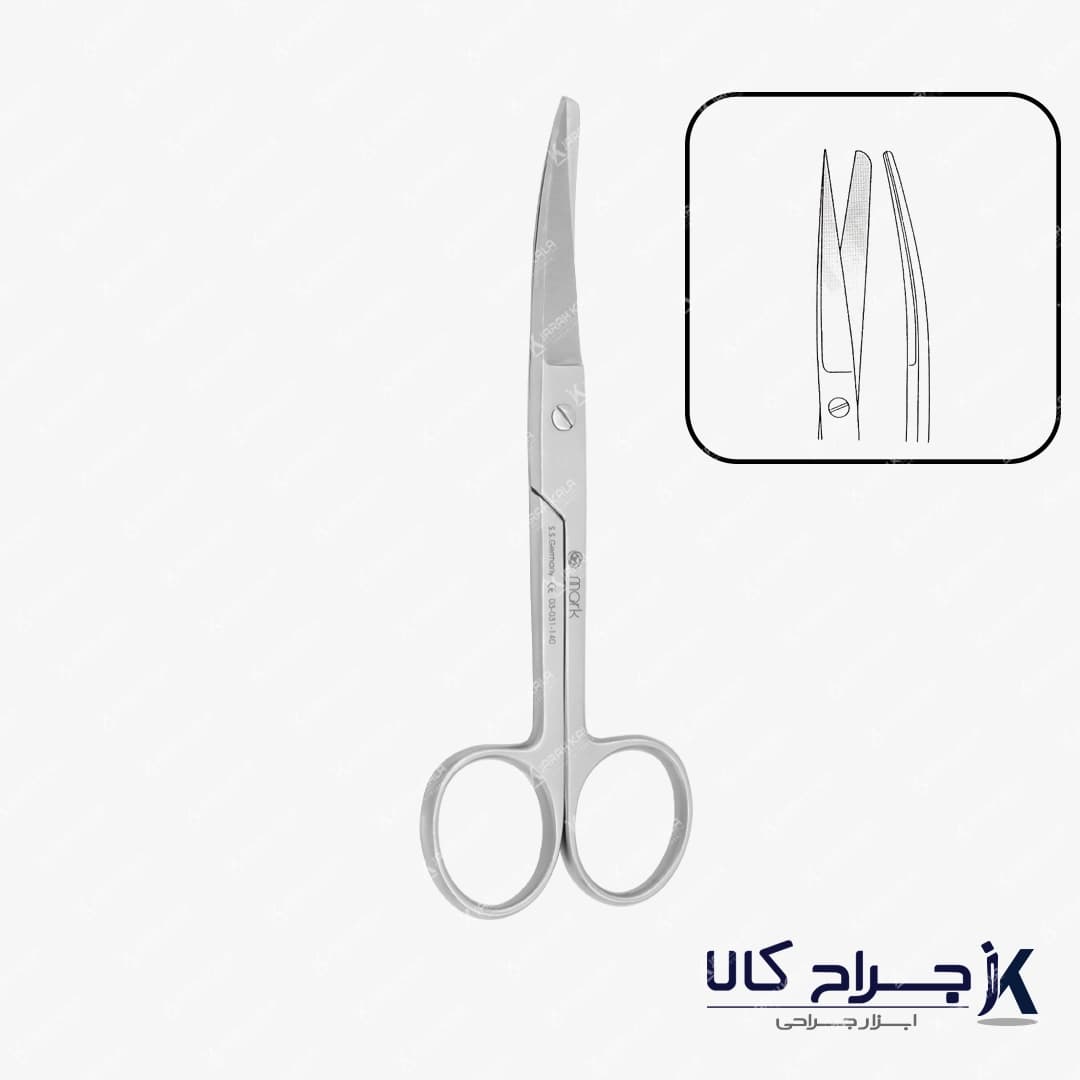 قیچی یک سر تیز operating scissor — تصویر ۴