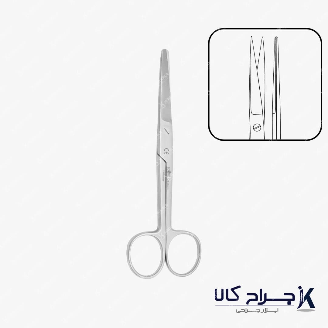 قیچی دوسر گرد operating scissor — تصویر ۳