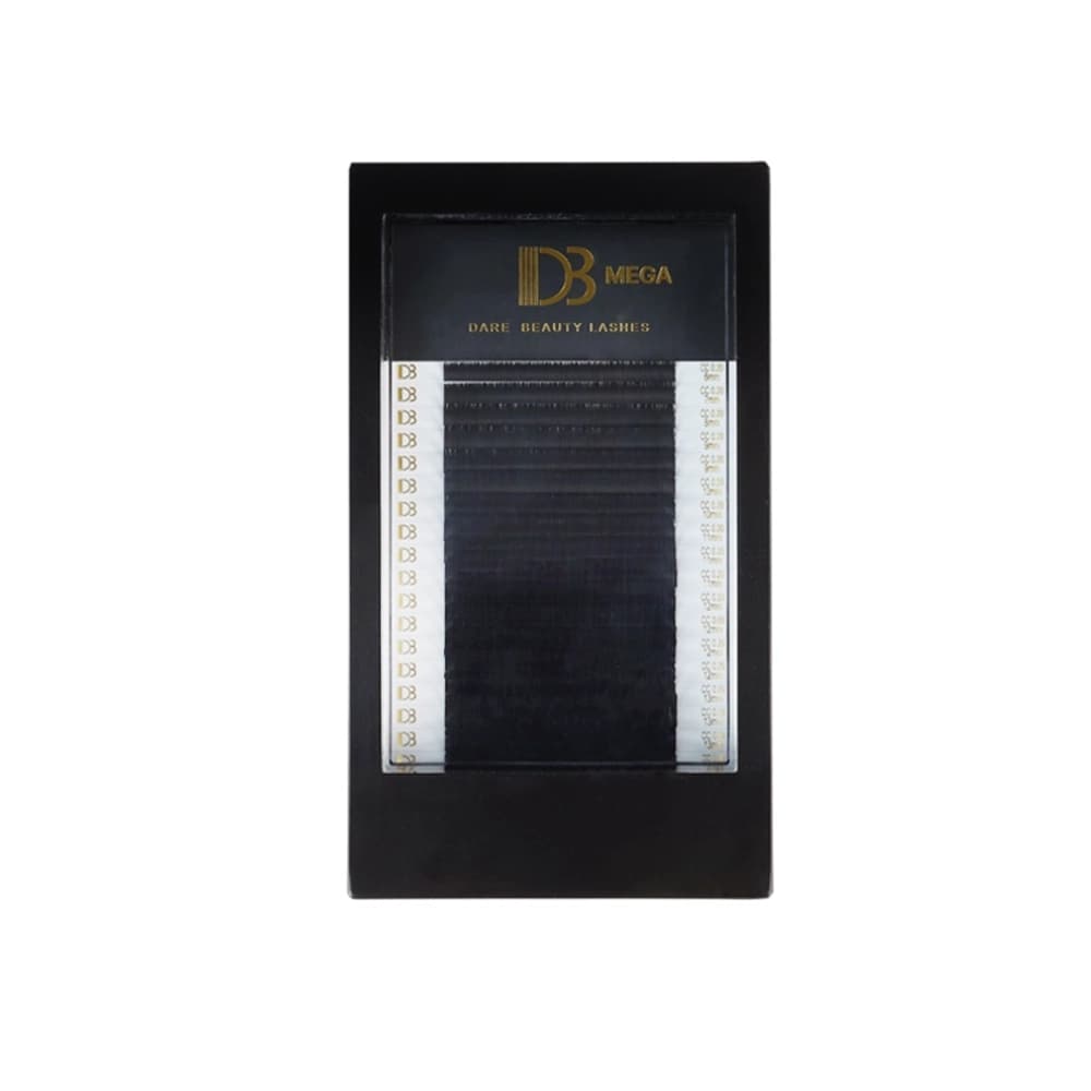 پالت مژه اکستنشن والیوم 20 لاین دی بی مگا DB MEGA سایز 15 ضخامت 0.07 فر CC