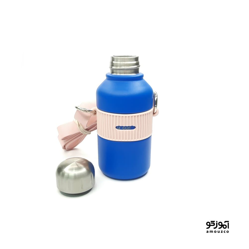 قمقمه فلزی 240 میل U-1323 (آبی) — تصویر ۲