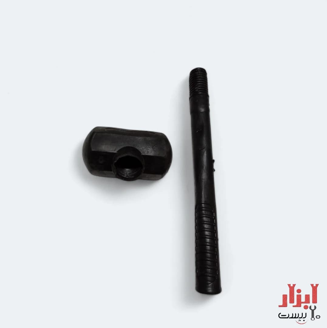 چکش لاستیکی دسته فایبر 405 گرم — تصویر ۳