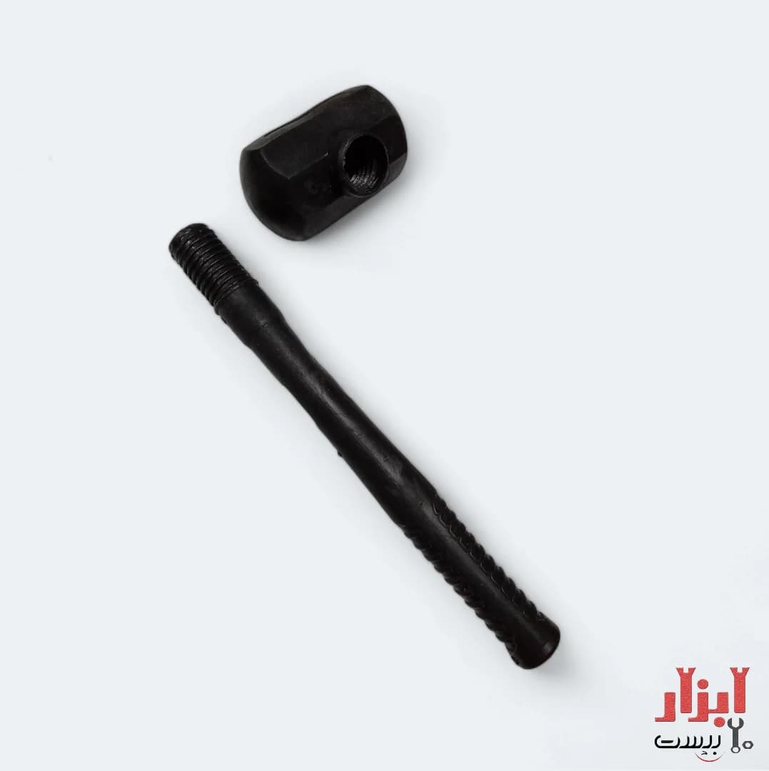 چکش لاستیکی دسته فایبر 405 گرم — تصویر ۲