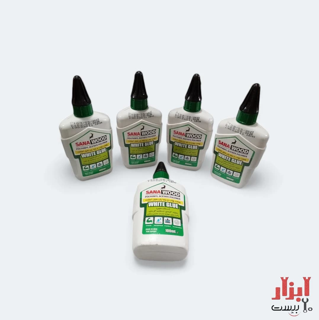 چسب چوب 100 میلی لیتر SANA WOOD — تصویر ۲