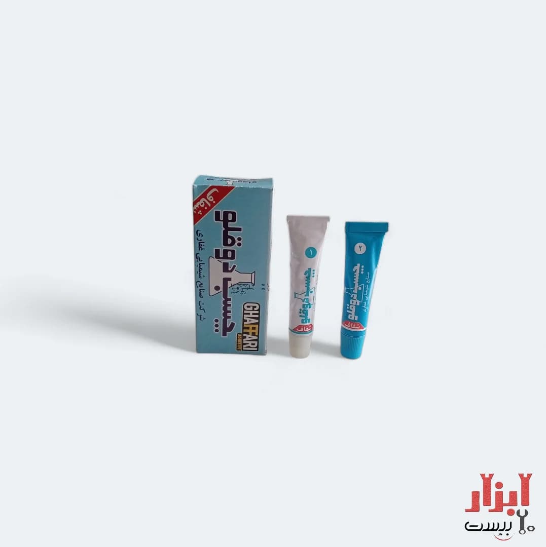 چسب دوقلو شفاف غفاری 20 گرم — تصویر ۳