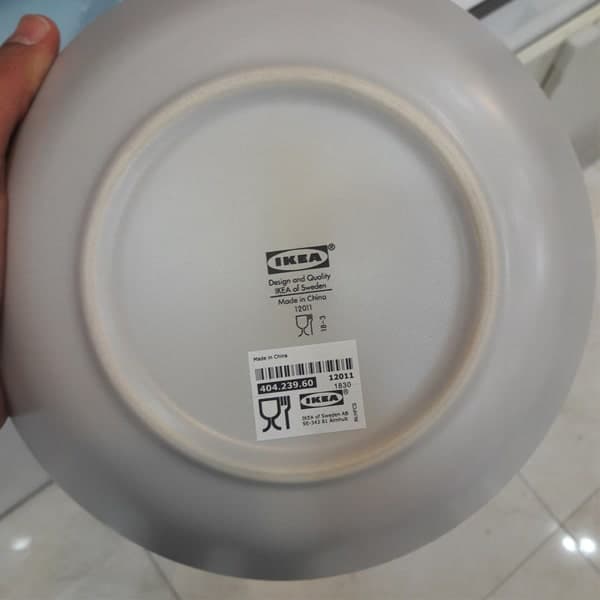 بشقاب خورش خوری ایکیا مدل DINERA — تصویر ۶