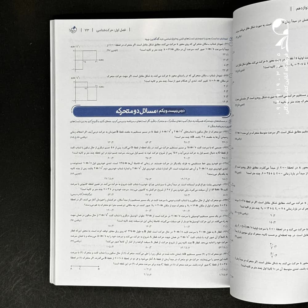 فیزیک دوازدهم ریاضی تست خیلی سبز جلد سوال — تصویر ۶