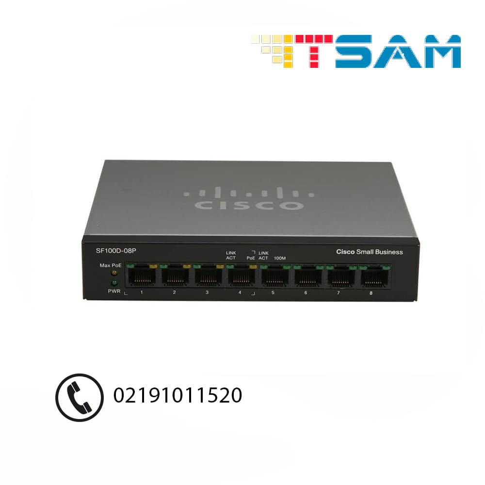 سوئیچ سیسکو مدل SF100D-08P
