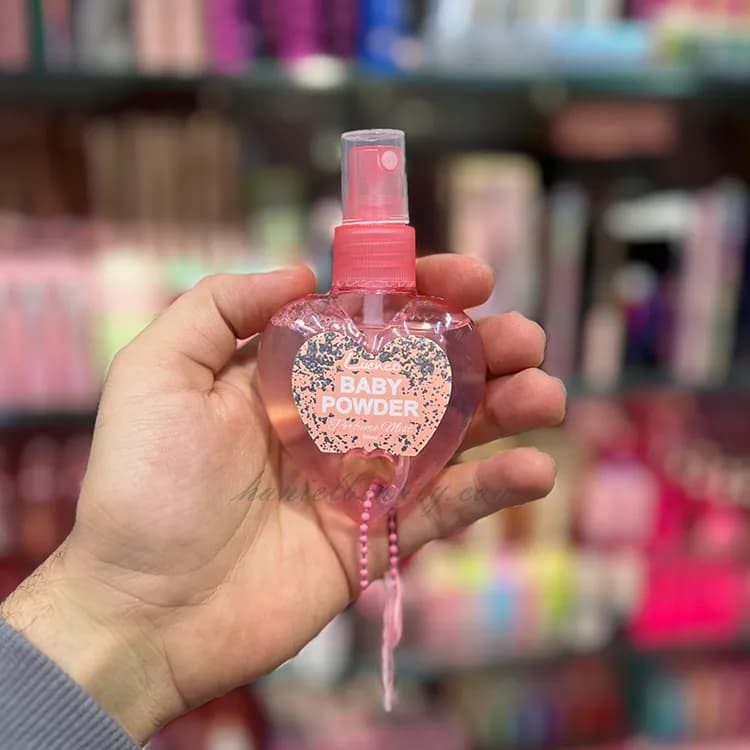 عطر بیکینی قلبی با رایحه پودر بچه — تصویر ۲