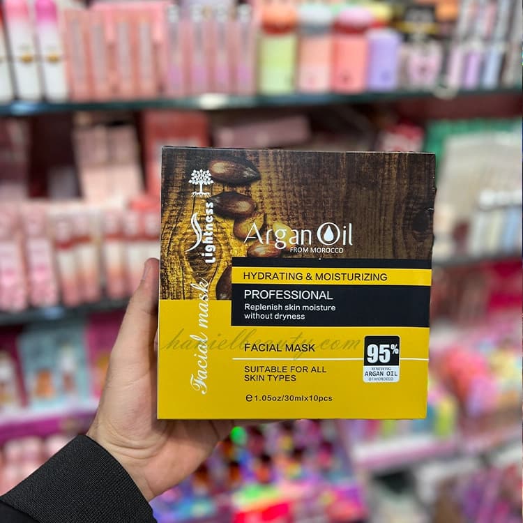 ماسک ورقهای صورت حاوی روغن آرگان مرطوبکننده — تصویر ۲