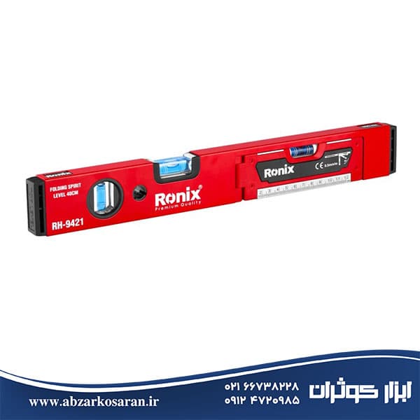 تراز بنایی تاشو 40سانتی‌متری رونیکس Ronix مدل RH-9421 — تصویر ۳