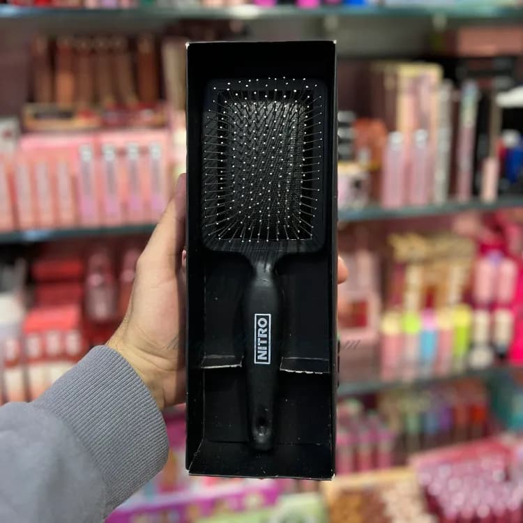 برس مو نیترو مدل Paddle Brush مشکی — تصویر ۳