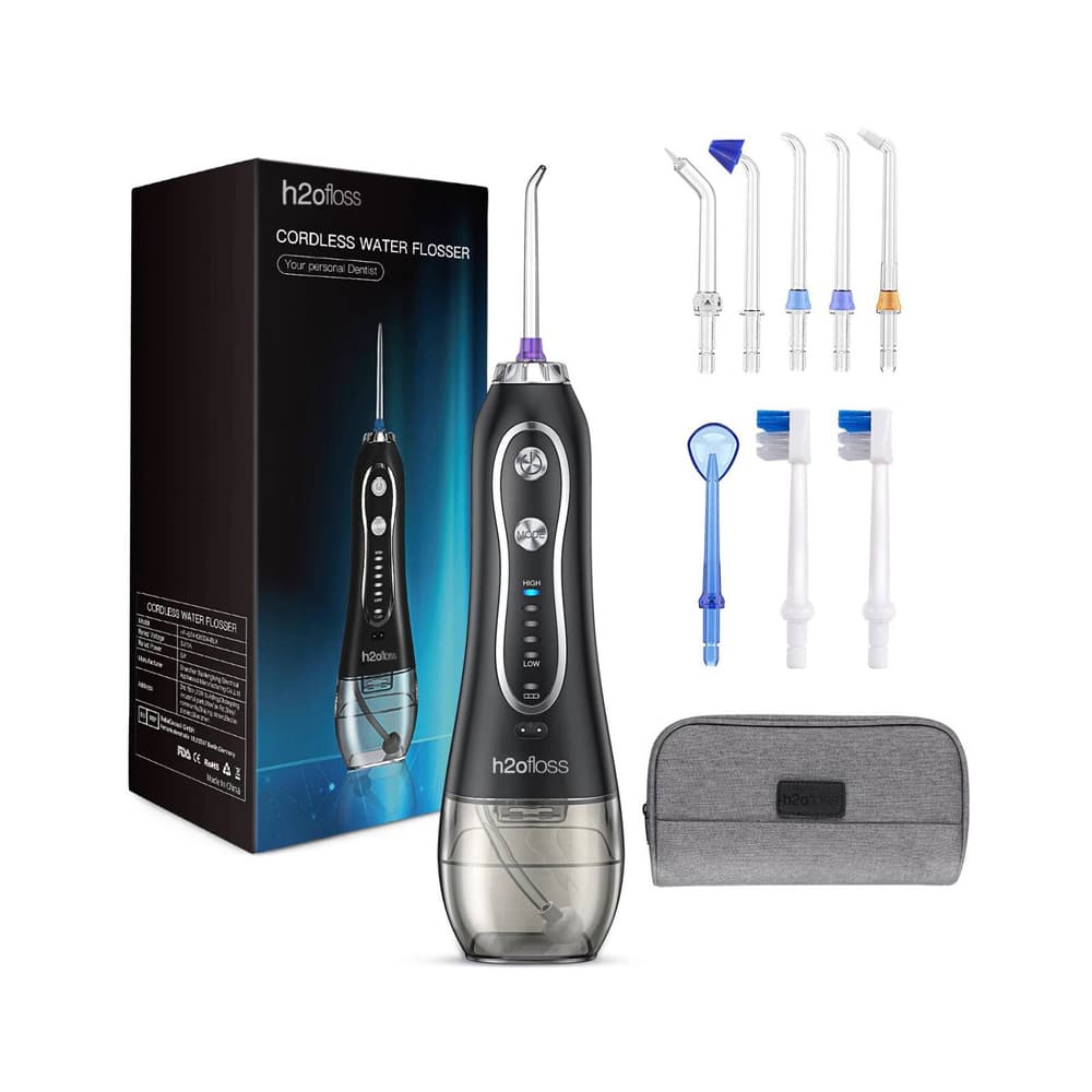 دستگاه شست و شوی دهان و دندان(واترجت 8 سری) مدل h20 Floss water flosser Hf-6 — تصویر ۲