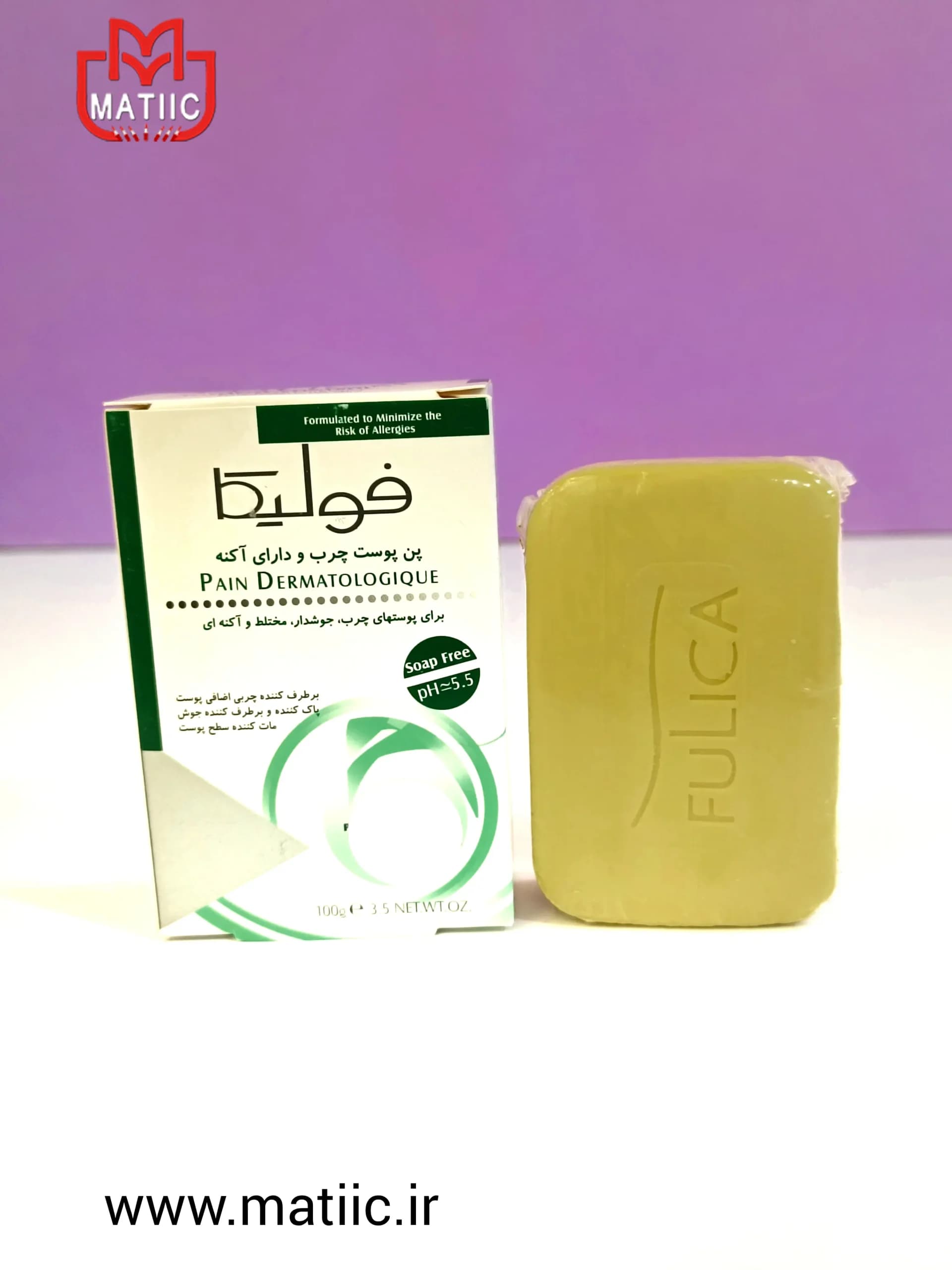 پن پوست چرب و جوش دار فولیکا ۱۰۰ گرم