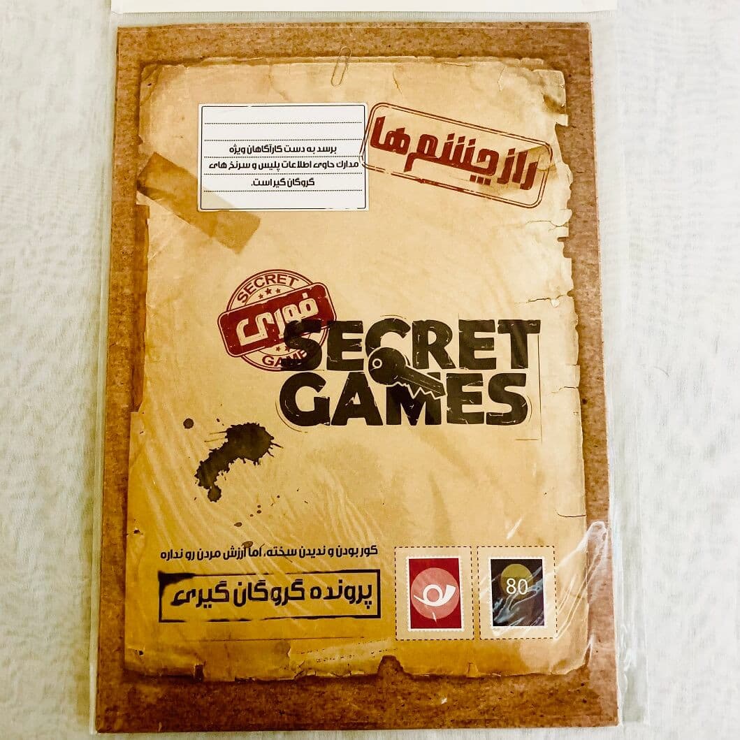 بازی فکری مدل پرونده گروگان گیری طرح راز چشم ها