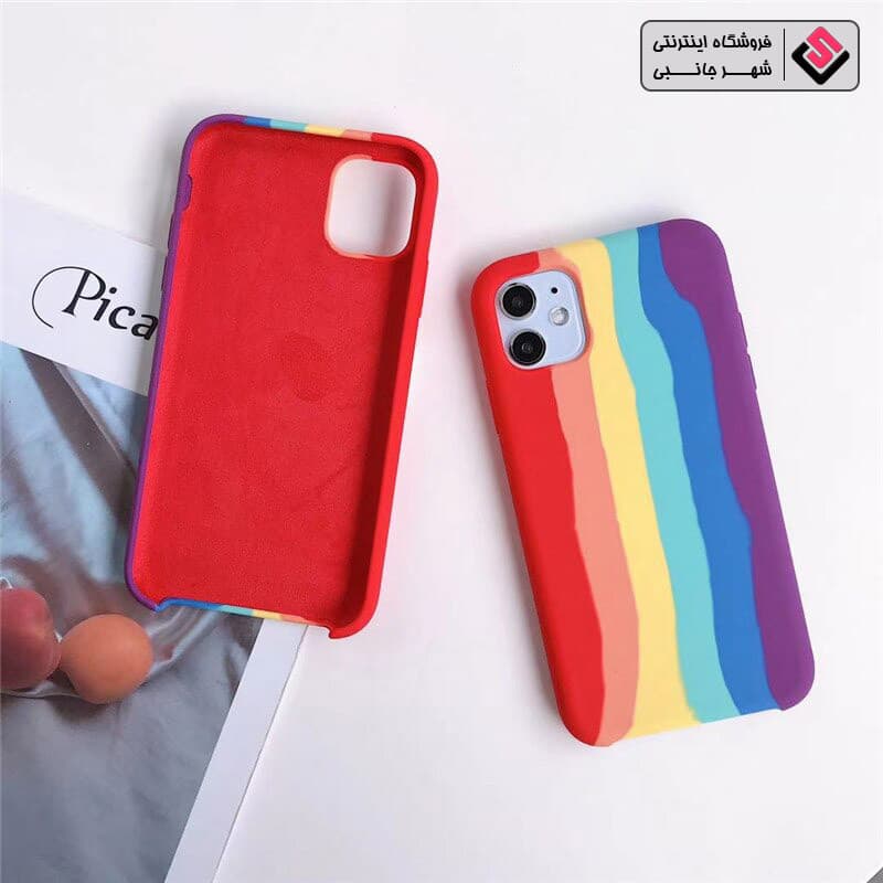 قاب گوشی رنگین کمانی آیفون 12pro — تصویر ۳