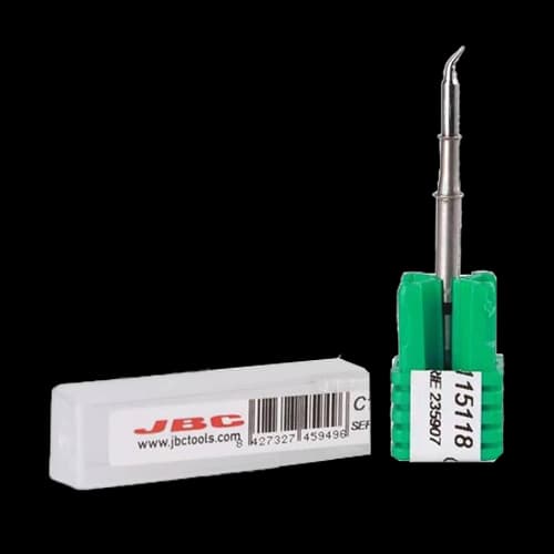 نوک هویه سر کج نانو جی بی سی JBC C115118