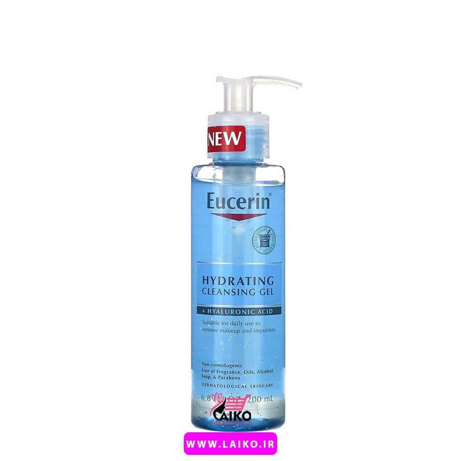 ژل شستشو آبرسان هیالورونیک اسید اوسرین Eucerin