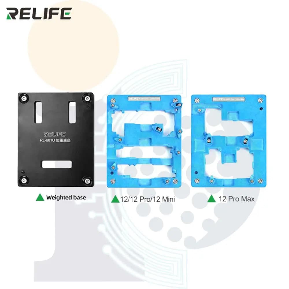 فیکسچر و گیره برد آیفون سری 12 ریلایف مدل Relife RL-601U — تصویر ۲