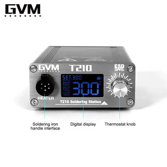 هویه حرفه ای و هوشمند مدل GVM T210 — تصویر ۲