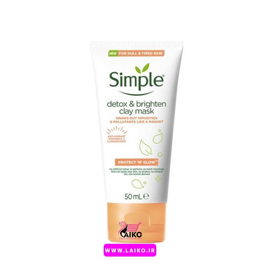 ژل شستشو خاک رس سیمپل Simple
