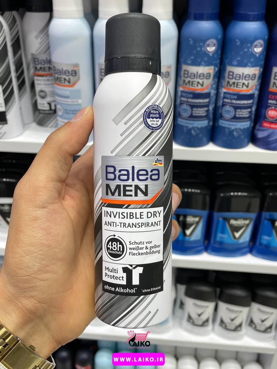 اسپری زیر بغل باله آ مدل Balea Invisible — تصویر ۲