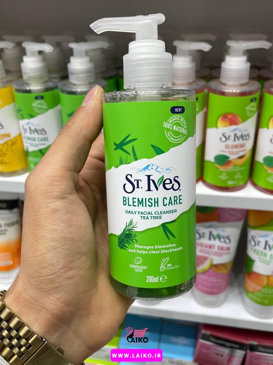 ژل شستشوی درخت چای سینت ایوز St ives — تصویر ۳