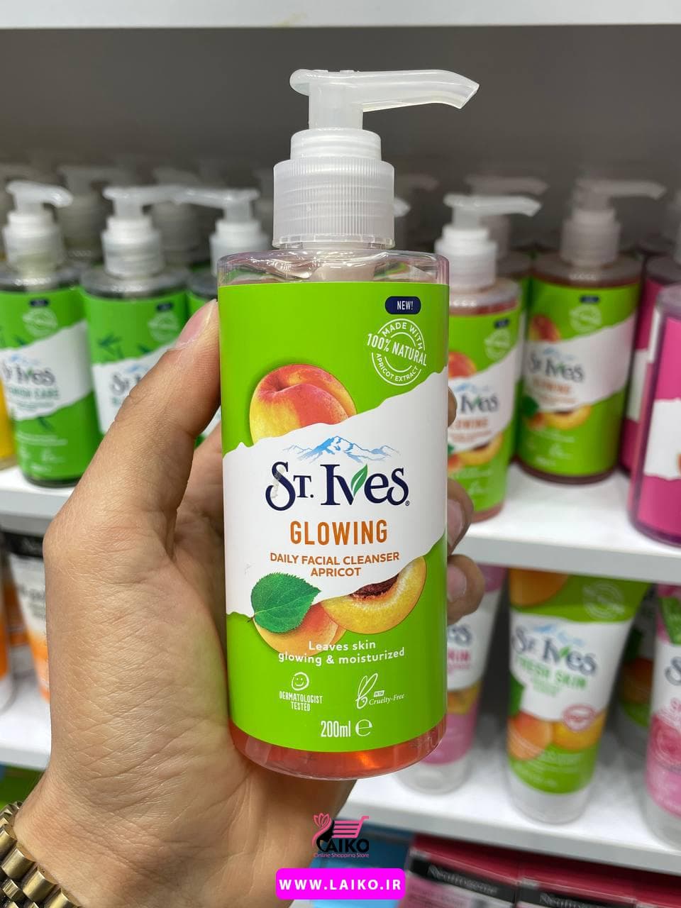 ژل شستشوی زردآلو سینت ایوز St ives — تصویر ۳